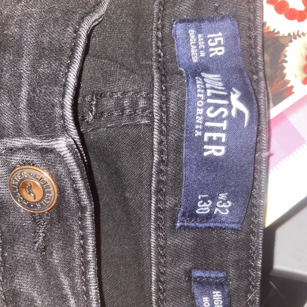 Hollister Jeans Skinny Black High Waist